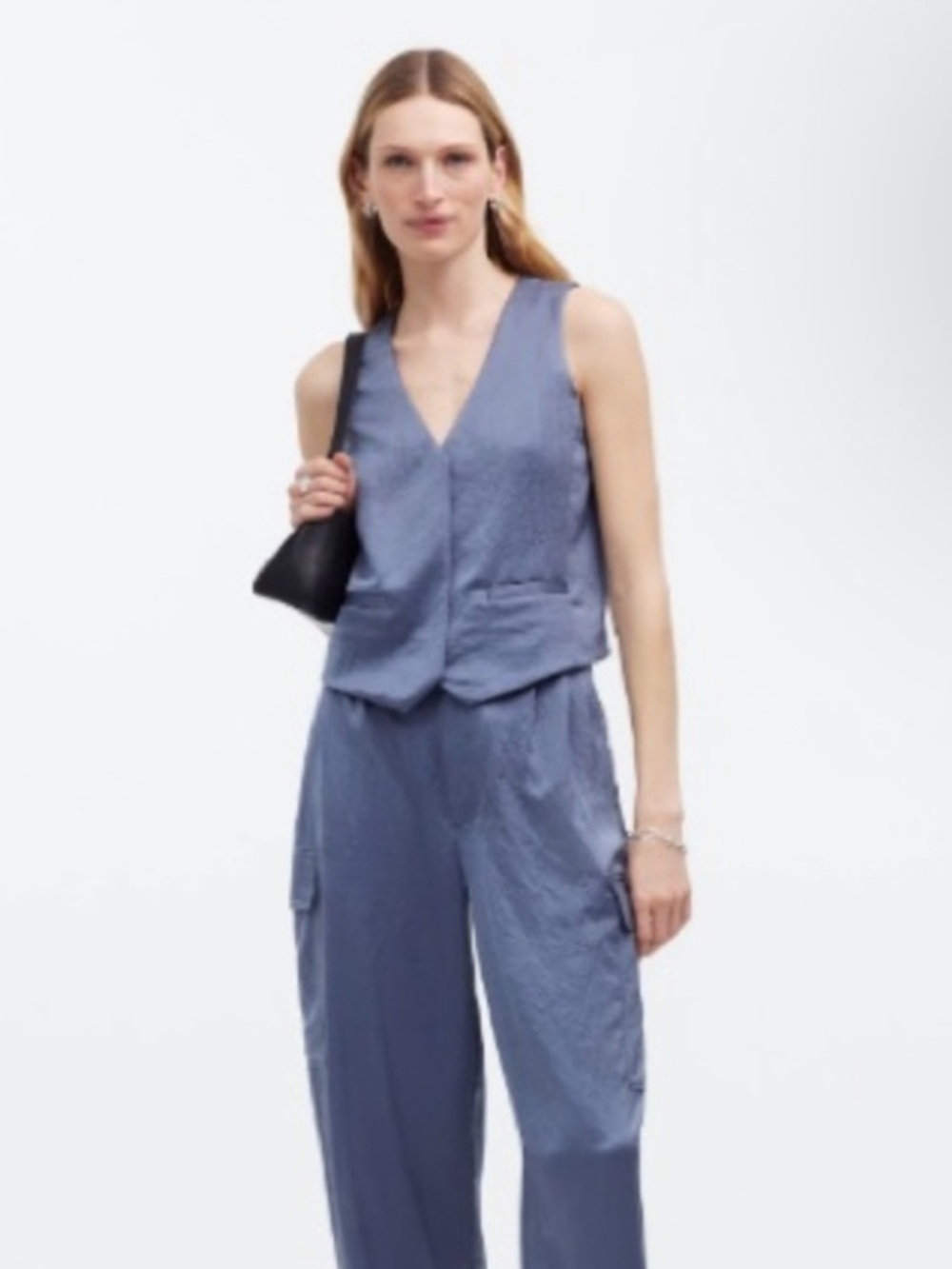 Madewell Slate Blue Vest
